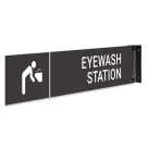 Eyewash Station Projecting Sign, Double Sided,