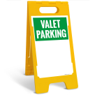 Valet Parking Write On The Surface With Dry Erase Pen Sidewalk Sign Kit,
