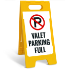 Valet Parking Full Sidewalk Sign Kit,