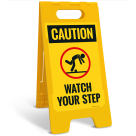 Watch Your Step Sidewalk Sign Kit,