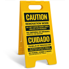 Renovation Bilingual Sidewalk Sign Kit,