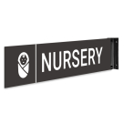 Nursery Projecting Sign, Double Sided,