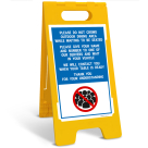 Please Do Not Crowd Outdoor Dining Area Sidewalk Sign Kit,