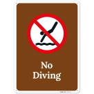 No Diving Sign,