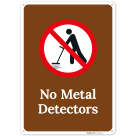 No Metal Detectors Sign,