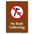 No Rock Collecting Sign,