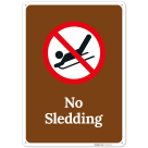 No Sledding Sign,