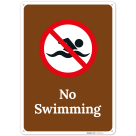 No Swimming Sign, (SI-76162)
