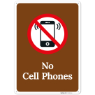 No Cell Phones Sign,