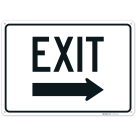 Exit With Right Arrow Sign, (SI-76174)