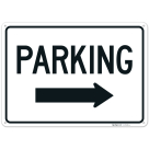 Directional Parking Sign Sign,