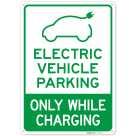 Electric Vehicle Parking Only Sign Sign, (SI-76264)