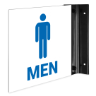 Men's Restroom Projecting Sign, Double Sided,