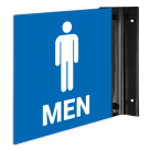 Men Male Pictogram Projecting Sign, Double Sided,