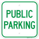 Public Parking Sign,
