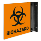 Biohazard Projecting Sign, Double Sided, (SI-7646)