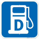Diesel Fuel Graphic Sign,