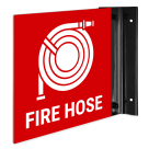 Fire Hose Projecting Sign, Double Sided,