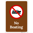 No Boating Sign,