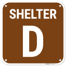 Shelter D Sign,