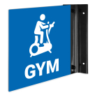 Gymnasium Sign Projecting Sign, Double Sided,