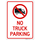 No Truck Parking Sign, (SI-76668)