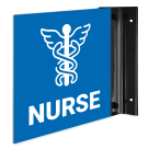 Nurse Projecting Sign, Double Sided,