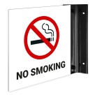 No Smoking Projecting Sign, Double Sided, (SI-7678)