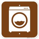 Laundry With Graphic Sign, (SI-76821)