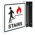 Stairs Projecting Sign, Double Sided,