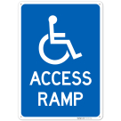 Access Ramp Sign,