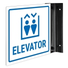 Elevator Projecting Sign, Double Sided,