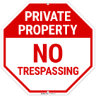 No Trespassing Sign, (SI-77364)