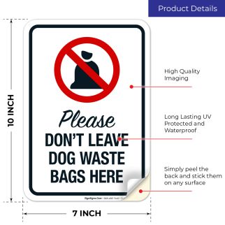 Milunova Stop & Go™ Poop Bags Warn You Before Running Out