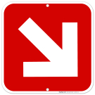 Diagonal Directional Arrow Sign Diagonal Directional Arrow Sign