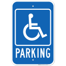 Handicapped Parking Blue Sign Handicapped Parking Blue Sign