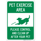 Pet Exercise Area Control and Clean Up After Your Pet with Graphic Pet Exercise Area Control and Clean Up After Your Pet with Graphic