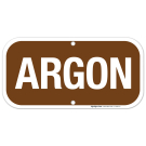 Argon Sign, (SI-6347) Argon Sign, (SI-6347)