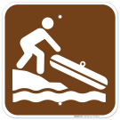 Hand Launch Small Boat Launch Sign Hand Launch Small Boat Launch Sign
