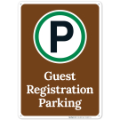Guest Registration Parking Sign,(SI-68217) Guest Registration Parking Sign,(SI-68217)