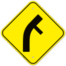 Horizontal Alignment Graphic Sign Horizontal Alignment Graphic Sign