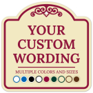 Custom Indoor/Outdoor Decorative Sign,Custom Personalized Ivory Background Sign Custom Indoor/Outdoor Decorative Sign,Custom Personalized Ivory Background Sign