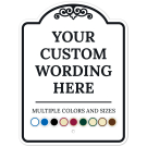 Custom Indoor/Outdoor Decorative Sign,Custom Personalized White Sign Custom Indoor/Outdoor Decorative Sign,Custom Personalized White Sign
