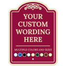 Custom Indoor/Outdoor Decorative Sign,Custom Personalized Ivory Border Sign Custom Indoor/Outdoor Decorative Sign,Custom Personalized Ivory Border Sign
