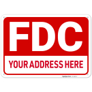 Custom Fire Department Connection Signs, Personalise for Business and Property FDC Signs Custom Fire Department Connection Signs, Personalise for Business and Property FDC Signs