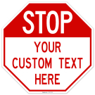 Custom Stop Signs, Personalise For Business, Garage and Outdoor Parking Sign Custom Stop Signs, Personalise For Business, Garage and Outdoor Parking Sign
