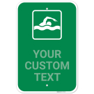 Custom Swimming Pool Rules Sign Custom Swimming Pool Rules Sign