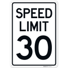Speed Limit 30 Mph Sign, (SI-74970) Speed Limit 30 Mph Sign, (SI-74970)