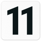 11 Eleven Inch/Feet Vinyl Adhesive Pool Depth Marker, 11 Eleven Inch/Feet Vinyl Adhesive Pool Depth Marker,