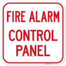 Fire Alarm Control Panel Sign, Fire Alarm Control Panel Sign,